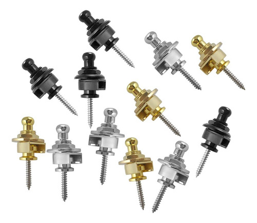 12 Botones De Seguridad Para Guitarra Para Reemplazo De