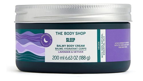 Crema corporal The Body Shop® Sleep Balmy con vetiver de lavanda, 200 ml