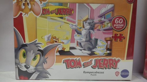Puzzle Rompecabeza 48x33 Tom Y Jerry Cocinando 1740 Srj