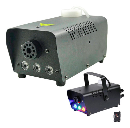 Maquina De Fumaça 600w 3 Leds Rgb Com Controle Qc-002