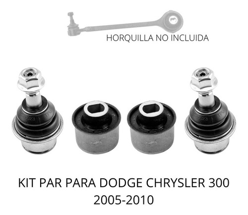 Kit Bujes Y Par Rotulas Para Dodge Chrysler 300 2005-2010