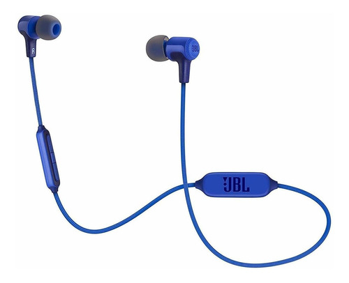 Auriculares in-ear inalámbricos JBL E25BT JBLE25BT azul con luz LED