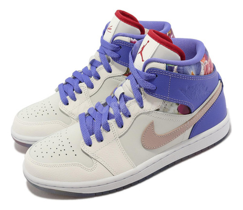 Wmns Air Jordan 1 Mid Se Sail/fossil Stone-white Fd4331121