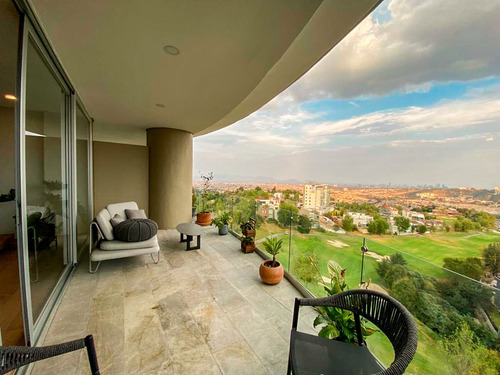Departamento En Venta En Bosque Real View, A Estrenar, 3 Recámaras, Terminado