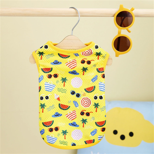 Chaleco Refrescante De Malla Para Perros (y-xl) Con Estampad