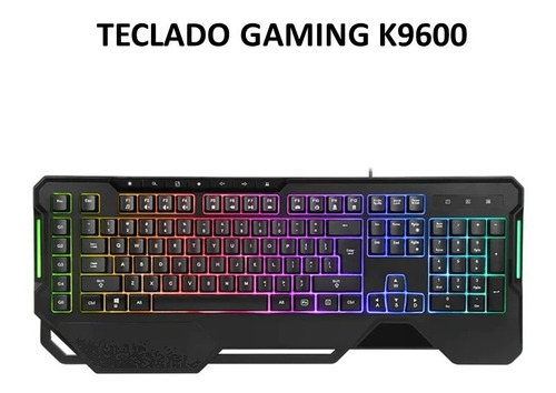 Teclado Gaming K9600 Con Luces Rgb 