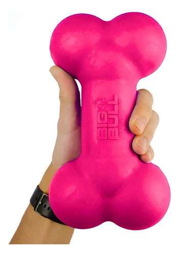 Brinquedo Cachorro Grande Porte Pet Osso Anti Stress Cães G Cor Rosa