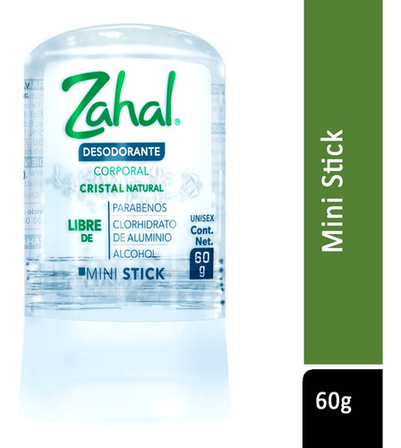 Desodorante En Barra Zahal Mini Stick 60g