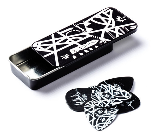 Puas Jim Dunlop Eddie Van Halen Evhpt06 Lata Colección X6