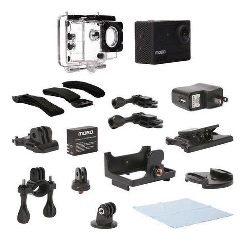Imagen 4 de 4 de Cámara deportiva Mobo 9031 4K MDV7000 NTSC/PAL negra