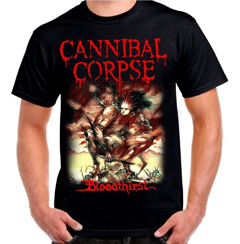 Canibbal Corpse Polera Bloodthirst Metal/rock Estampada Dtg