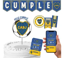 Comprar Kit Imprimible Cumpleaños + Candy Editable - Boca Juniors