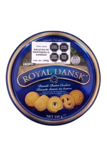 1 Lata De Galletas Royal Dansk, Danesas De Mantequilla 340g