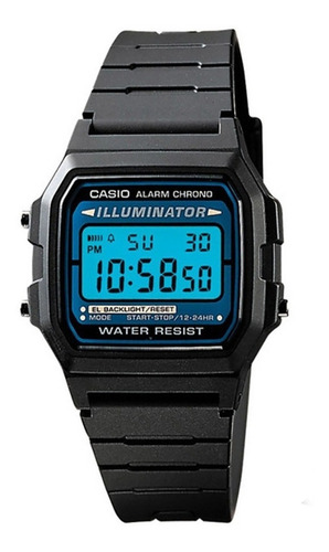 Reloj Casio Digital F105 Unisex 100% Original Full Fondo Azul F-105W-1A