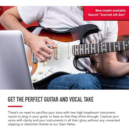 Focusrite Scarlett 2i2 3rd Gen Usb Audio Interface