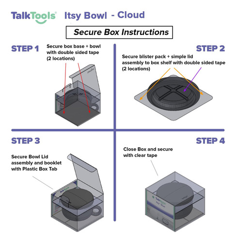 Talktools Itsy Bowl Tazón De Mezcla De Silicona Para Los De