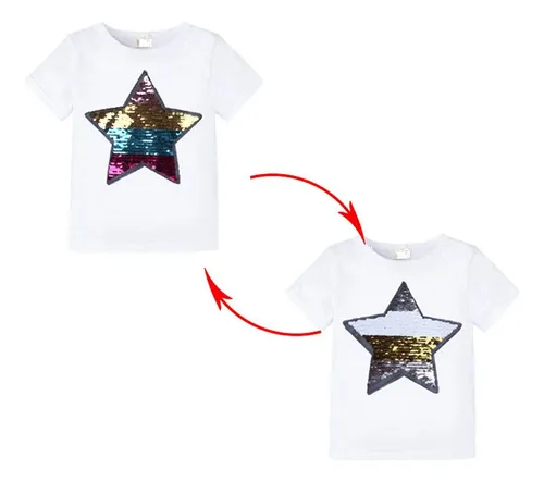 Camiseta lentejuelas magicas niño sale