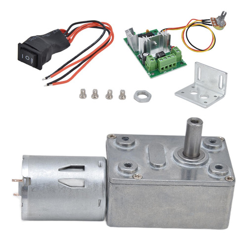 Motor De Engrenagem Governor 6v Geared Dc Turbo Worm Mini Sp