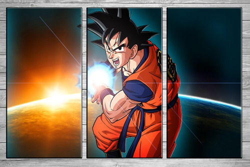 Poster Dragon Ball Super Goku Ultra Instinto Cuadro 90x57 A9 | Cuotas sin  interés