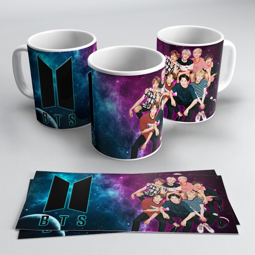 Taza Ceramica Sublimada Banda Bts K-pop #074