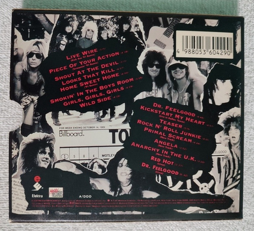 Motley Crue Decade Of Decadence 81-91 Edition Japan Slipcase (Usado)