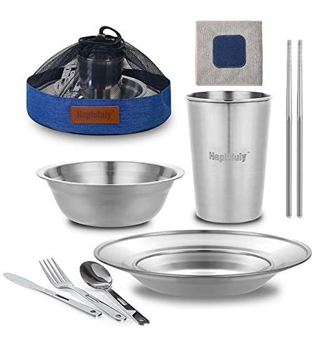 Camping Utensils And Dishes Polished Acero Inoxidable Q8f7t