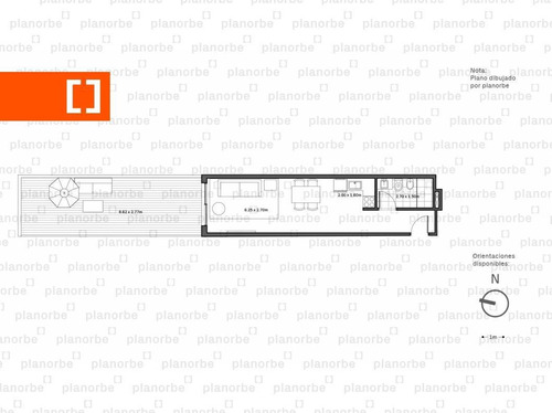 Venta De Apartamento Obra Construcción Monoambiente En Pocitos Nuevo, Brisa Marina 2 Unidad 001