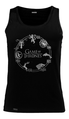 Camiseta Esqueleto Game Of Thrones Casas Juego Tronos Ecs