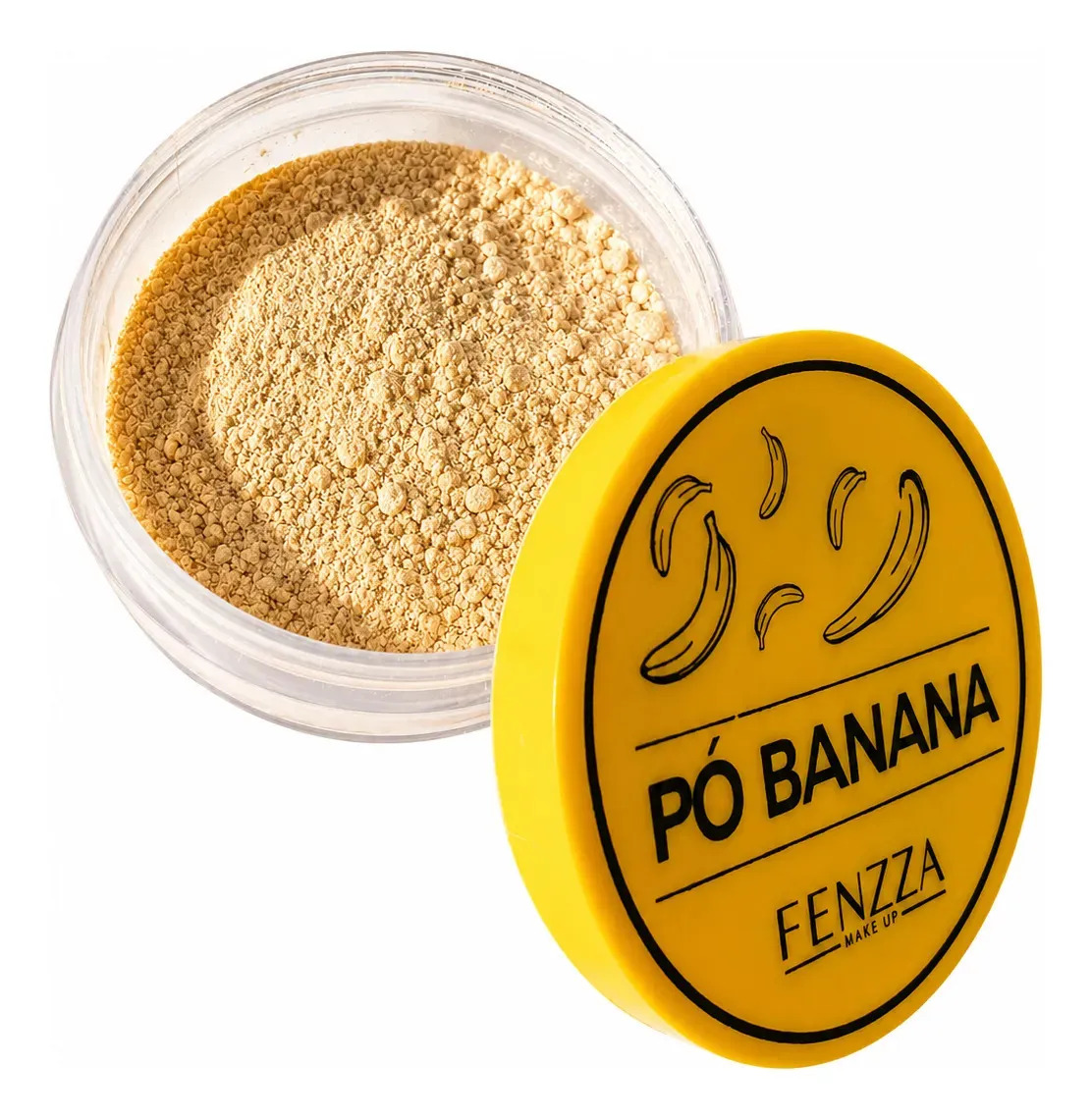 Pó Banana Solto Facial Fixador e Finalizador Fenzza