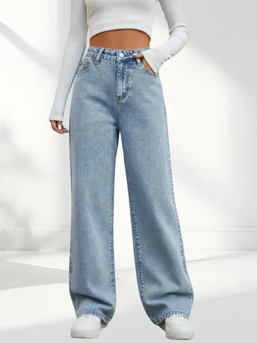 Calça Feminina Wide Leg Premium o Melhor Jeans do Brasil — R$ 78,00 em Mercado Livre, 48% OFF