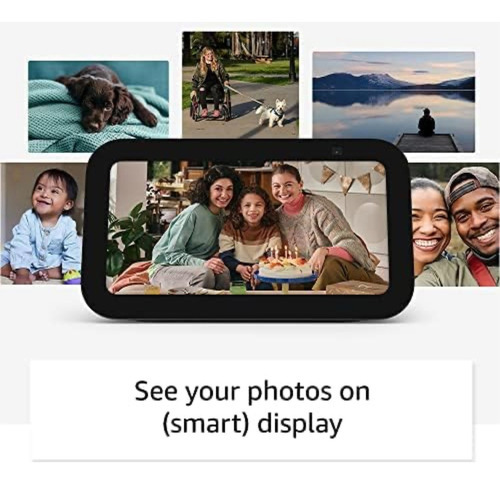 Imagen 3 de 9 de Amazon Echo Show 5 3era Generacion Charcoal 2023 Color Negro