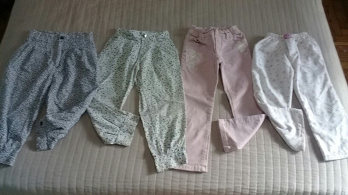 Lote 4 Pantalones De Corderoy De Nena Talle 6 Años Variedad 