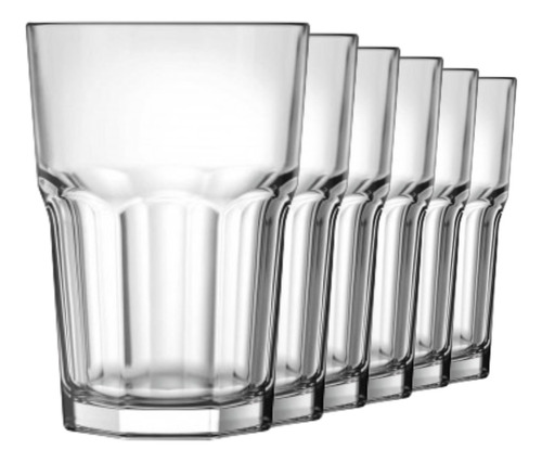 Vaso Vidrio Nadir Bristol Pack X 6 520 Ml