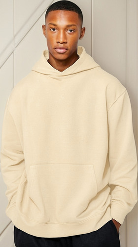 Buzo Canguro Oversize Premium Algodon Hombre