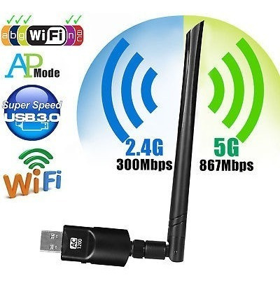 600 Mbps Dual Band 2.4 / 5ghz Wireless Usb Adaptador De Red 