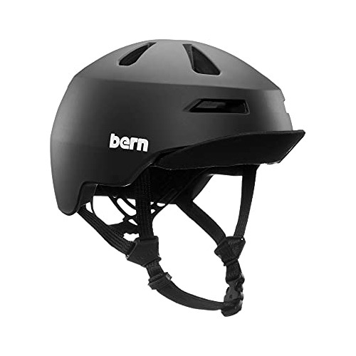 Bern, Nino 2.0 Casco De Bicicletas Para Niños, Negro Mate, M