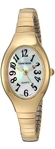 Women's Easy To Read Wrist Watch - Oval Shape With Expansion
