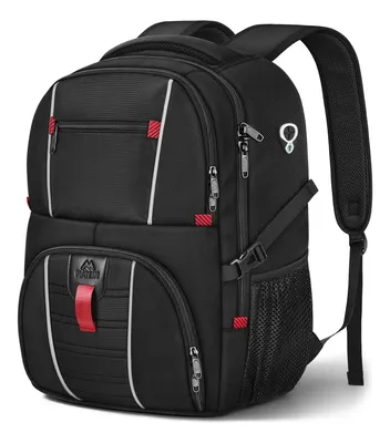 Mochila Para Notebook 15.6 Polegadas Masculina Antifurto 35L Para Trabalho E Viagem, Matein, Preto