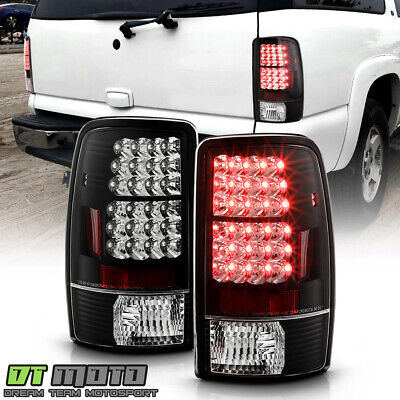 Black 2000-2006 Chevy Suburban Tahoe Gmc Yukon Led Tail  Yyk