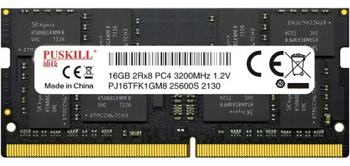 Memória Ram Notebook Gamer PUSKILL KILLBLADE DDR4 16gb 3200mhz Cl19 Sodimm
