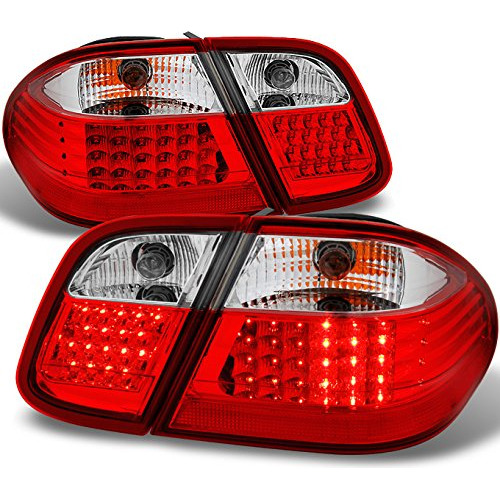 Para Mercd Benz W208 Clk 2dr Coupe Luz Trasera Led Roja +