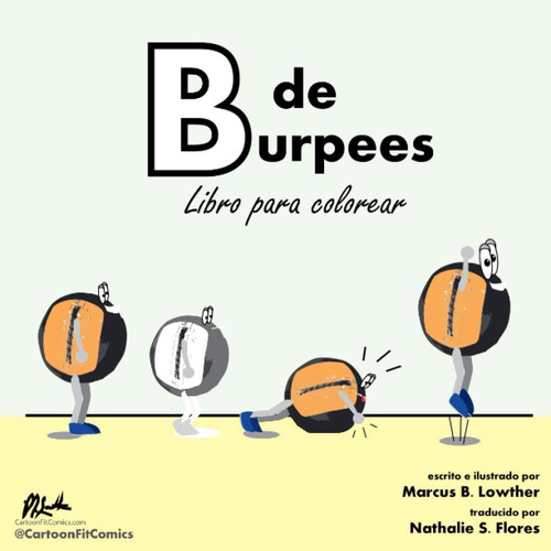 Libro: B De Burpees: Libro Para Colorear (spanish Edition)