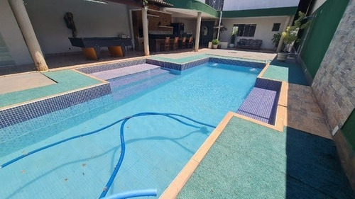 Imagem 6 de 15 de Ótimo Sobrado 04 Suítes Piscina Sauna Churrasqueira Armários - 20716