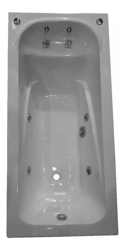 Hidromasaje Bañera Jacuzzi 170x70 Blanco 6 Jets Envio Gratis
