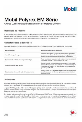 Imagem 4 de 6 de Graxa Polyrex Mobil 390g