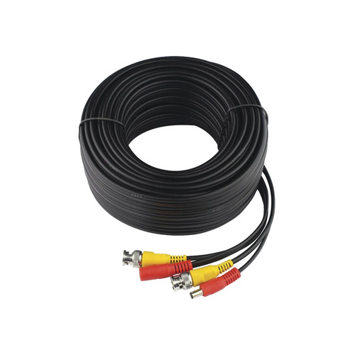 Diy-20m-hd Cable Coaxial Armado Con Conector Bnc Y Alimentac