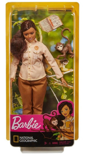 Barbie National Geographic Conservacionista Silvestre Mono