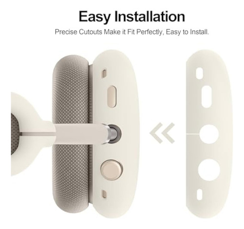 3 Piezas Funda Protectora De Silicona De Para Airpodsmax1/2
