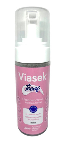 Viasek Espuma De Higiene Íntima Teens 150 Ml