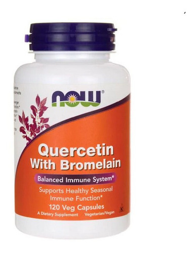 Quercetina Con Bromelina / 965 Mg / 120 Capsulas Veganas